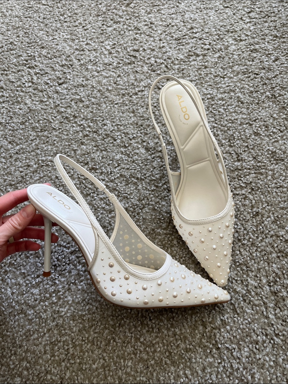 Aldo sling back stilettos